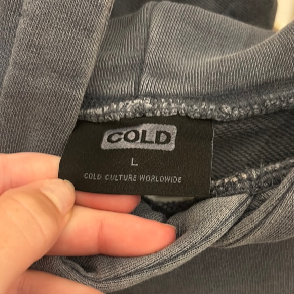 Dark Gray Down To Luck Cold Culture Hoodie - Picture 2 of 4